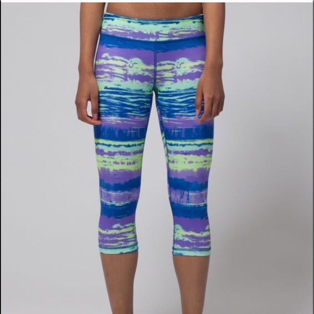 Ivivva Rythmic Tight Tie Dye Crop Leggings